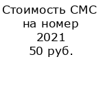 Стоимость СМС на номер 2021